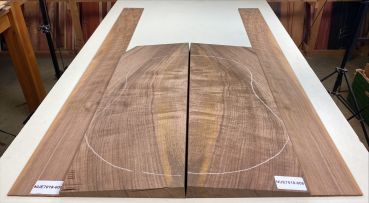 Back & Sides Walnut, European Archtop Unique Piece #008